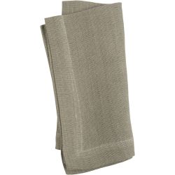 Stoffservietten, Gr&ouml;&szlig;e 42x42 cm, 185 g, Staubgr&uuml;n, 2 Stk/ 1 Pck