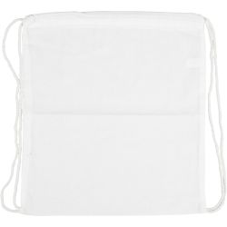 Stoffbeutel, Gr&ouml;&szlig;e 37x41 cm, 130 g, Wei&szlig;, 1 Stk