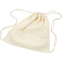 Stoffbeutel, Gr&ouml;&szlig;e 37x41 cm, 115 g, Hellnatur, 3 Stk/ 1 Pck