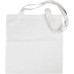 Stofftasche, Gr&ouml;&szlig;e 38x42 cm, 130 g, Wei&szlig;, 1 Stk