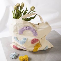 Tragetasche , Größe 38x42 cm, 145 g, Hellnatur, 5 Stk/ 1 Pck
