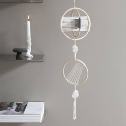Bambusring, D 15,3+20,3+25,5 cm, 3 Stk/ 1 Set