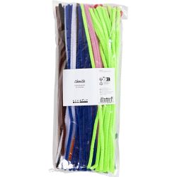 Pfeifenreiniger, L 30 cm, Dicke 6 mm, Sortierte Farben, 200 sort./ 1 Pck