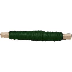 Blumendraht, Dicke 0,5 mm, Gr&uuml;n, 50 m/ 1 Rolle