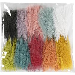 K&uuml;nstliche Federn, L 15 cm, B 8 cm, 100 Stk/ 1 Pck