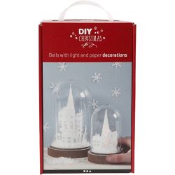 DIY-Set für Deko-Szenen unter Plastikglocken