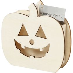 Halloween-Figur, K&uuml;rbiskopf, H 13 cm, T 3 cm, B 13,5 cm, 1 Stk