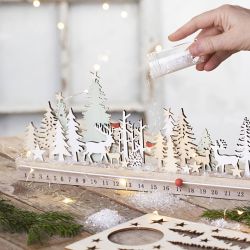 Adventkalender mit Datumszahlen