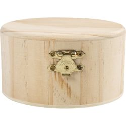 Runde Schachtel, H 6 cm, D 11 cm, 1 Stk