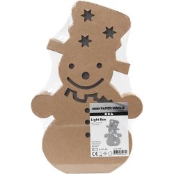 Leuchtende Pappmaché-Figur