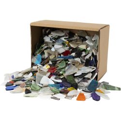 Mosaiksteine, Gr&ouml;&szlig;e 8-20 mm, Dicke 2-3 mm, Inhalt kann variieren , Sortierte Farben, 2 kg/ 1 Pck