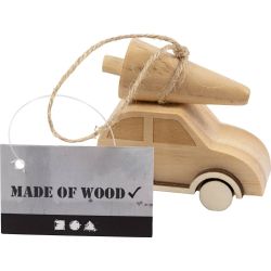 Auto mit Weihnachtsbaum