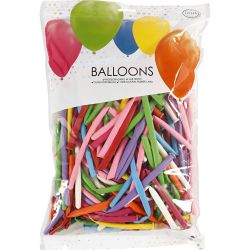 Ballons, lang, L 152 cm, 100 Stk/ 1 Pck