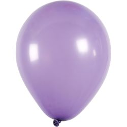 Ballons, D 23 cm, rund, Flieder, 10 Stk/ 1 Pck