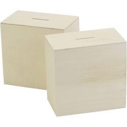 Holzspardosen zum Bemalen