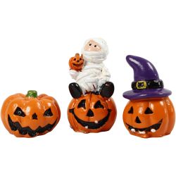 Miniatur-Figuren, H 1,5-3,5 cm, L 2 cm, B 2 cm, 3 Stk/ 1 Pck