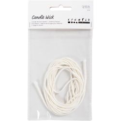 Docht f&uuml;r Kerzen aus Stearin, Geeignet f&uuml;r geformte Kerzen mit einem Durchmesser von 50&ndash;70&nbsp;mm , 100 g, 3 m/ 1 Pck