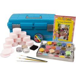 Eulenspiegel Einsteiger-Schminkkoffer, Sortierte Farben, 1 Set
