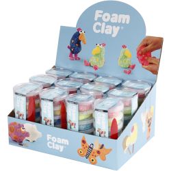 Foam Clay&reg; , Glitter-Farben, Metallic-Farben, 12 Set/ 1 Pck