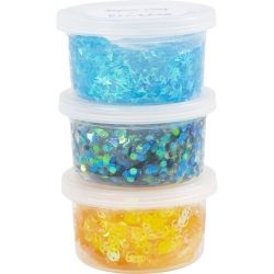 Sequin Clay, Harmonie in Blau-Gr&uuml;n, 3x60 g/ 1 Pck