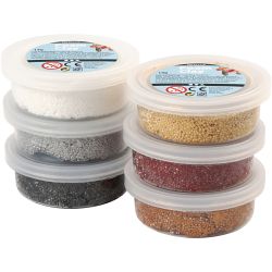 Foam Clay&reg; , Metallic, Braunt&ouml;ne, 6x14 g/ 1 Pck