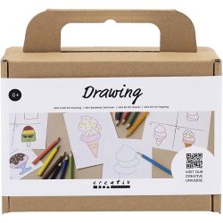 Mini Kreativ Set Zeichnen, S&uuml;&szlig;e Sachen, 1 Pck