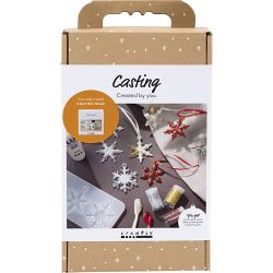 Kreativ Set Formgie&szlig;en, Schneeflocke, 1 Pck