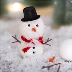 Mini Kreativ Set Wichtelt&uuml;r, Schneemann, 1 Pck