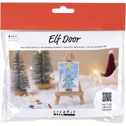 Mini Kreativ Set Wichtelt&uuml;r, K&uuml;nstler, 1 Pck