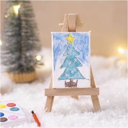 Mini Kreativ Set Wichtelt&uuml;r, K&uuml;nstler, 1 Pck