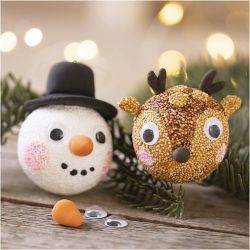 Mini Kreativ Set Weihnachtskugeln