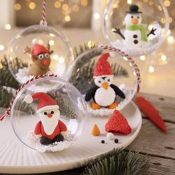 Kreativ Set Christbaumkugeln, Modellieren, 1 Pck