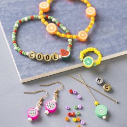 Kreativ Mix Schmuck, Fruchtmischung, ca. 1600+ Stk, Kr&auml;ftige Farben, 1 Pck