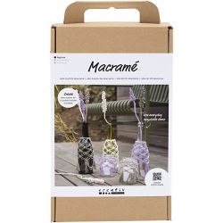 Kreativ Set Macram&eacute;, Glasdeko, 1 Pck