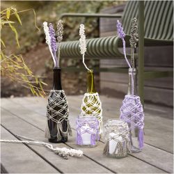 Kreativ Set Macram&eacute;, Glasdeko, 1 Pck