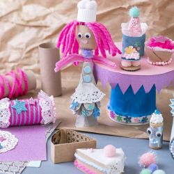 Maxi Kreativ Mix S&uuml;&szlig;e Kuchen, Kuchen und S&uuml;&szlig;igkeiten, Sortierte Farben, 1 Pck