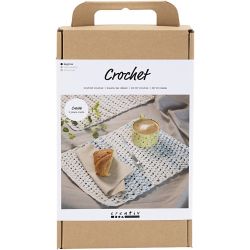 Kreativ Set H&auml;keln, Tischset, 1 Pck