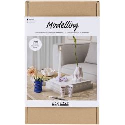 Kreativ Set Modellieren, T&ouml;pfe und Vasen, 1 Pck