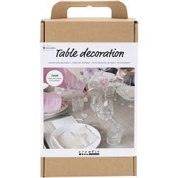 Kreativ Set Tischdeko, Pastellfarben, 1 Pck