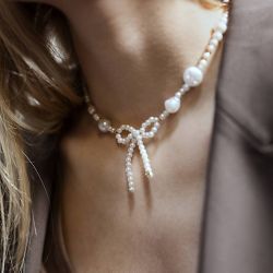 Kreativ Mix Schmuck, Halsketten, Armb&auml;nder, Ohrringe, Vergoldet, Perlmuttwei&szlig;, 1 Pck