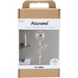 Kreativ Set Macram&eacute;, Mobile, Grau, Creme, 1 Pck