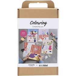 Kreativ Set Ausmalen, Collage, 1 Pck