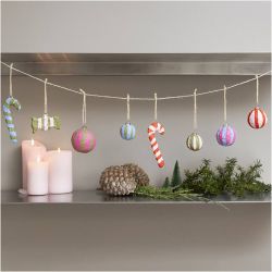 Kreativ Set Modellieren, Weihnachtsfiguren aus Zellstoff, Sortierte Farben, 1 Pck