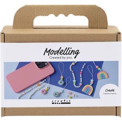 Mini Kreativ Set Modellieren, Mobile Anh&auml;nger, Sortierte Farben, 1 Pck