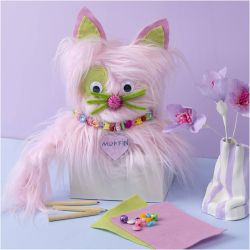 Kreativ Set N&auml;hen, Katze, Sortierte Farben, 1 Pck